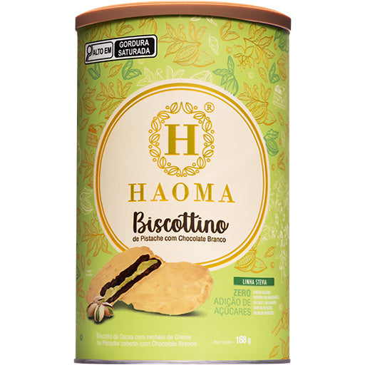 Biscottino Pistache com Chocolate Branco  Linha Stevia